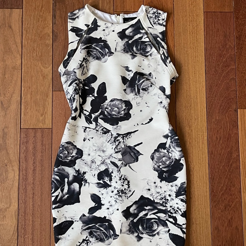 Topshop Print Bodycon Dress